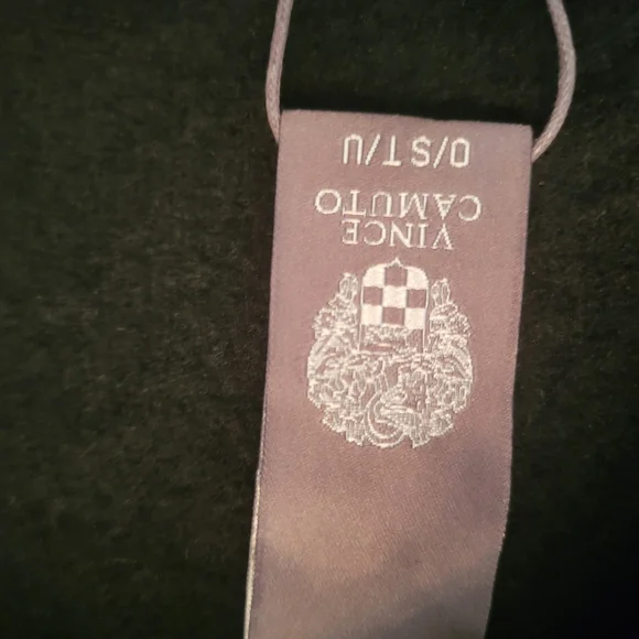 Vince Camuto Black Fur-Trimmed Cape One Size New With Partial Tags - Picture 5 of 6